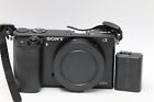 Sony a6000 24.3 MP Mirrorless Camera Charger & 2 Batteries - 1564 Shutter Count