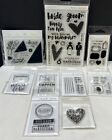 Studio Calico WEDDING Planner Journal Rubber Stamps Lot of 9