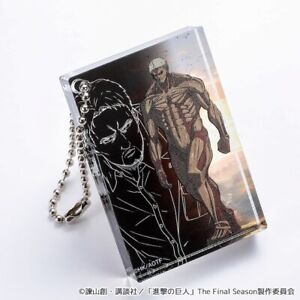 Attack on Titan acrylic block keychain Reiner Japan Limited New Pre-sale