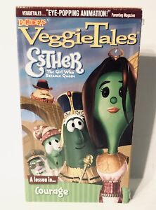 VeggieTales Esther  The Girl Who Became Queen VHS Video NEW Sealed Tape