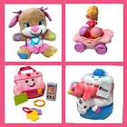 Fisher-Price and Sassy Baby Girl Interactive Learning Toys, Lot of 4
