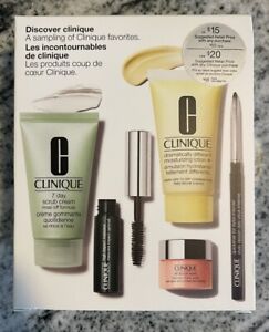 Clinique 5 PCS Skincare Travel Makeup Deluxe Sample Gift Set *Brand New In Box*
