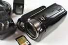 Canon Vixia HF R500 Full HD Digital Video Camera  W/Battery Charger 32GB Works!