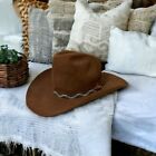 Stetson 4X Beaver vintage suede leather cowboy hat 7 3/8