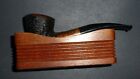 Briar Wood Tobacco Smoking Pipe with Stand