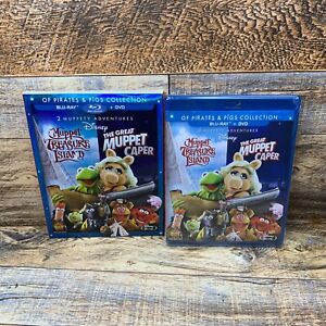 The Great Muppet Caper / Muppet Treasure Island (Blu-ray, 1996) w/ Slipcover NEW