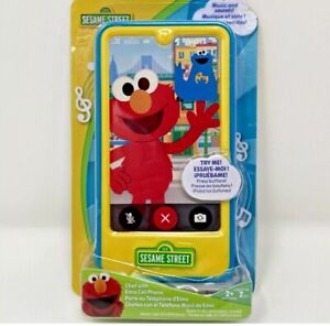 Sesame Street Chat with Elmo Cell Phone Toy Music and Sounds Ages 2+ NEW