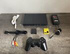 New ListingPlayStation 2 PS2 Slim Black Console SCPH-75001 With Controller, Memory & Cables