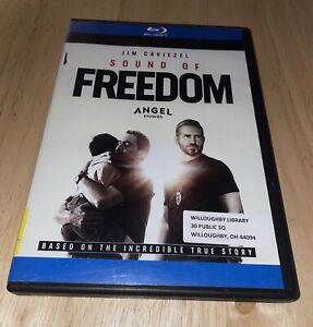 Sound of Freedom Blu-Ray Jim Caviezel Mira Sorvino Biography Ex Library Copy