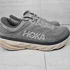 Hoka One One Bondi 7 Mens Running Shoes Gray Size 11.5 (2E) Wide