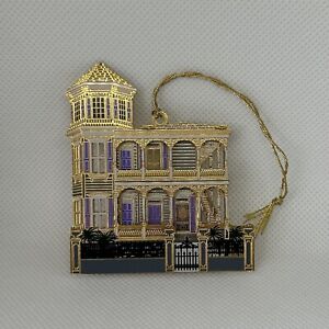 Shelia’s 3D Historical Gold Metal Ornaments Artist House Key West, Florida 1996