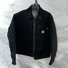 Carhartt Detroit Large BLK J001 Jacket Black L j01 coat Blanket Lined