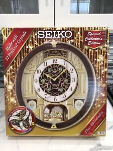 New Listing2022 Limited Edition Seiko Melodies in Motion Clock (Golden Chandelier) batt inc