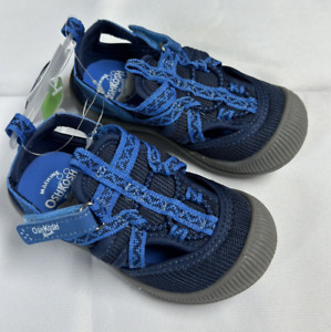 OshKosh Everplay Flexible Outsole Bump Toe Sandal Blue Toddler Size 7