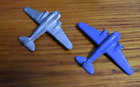 2 Aircraft-Small Tootsie Metal Planes