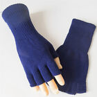 Thermal FINGERLESS GLOVES Unisex Mens Women Knitted Warm Winter Half Finger US