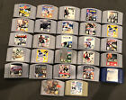 Nintendo 64 N64 Video Game Cartridges. PICK AND CHOOSE. Tested!!