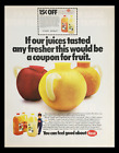 1984 Hood Apple and Grapefruit Juice Circular Coupon Advertisement