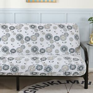 OctoRose Customize Size Chenille Futon Cover Sofa Bed Cushion Mattress Cover