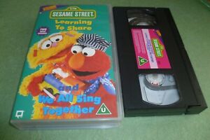 Sesame Street - Learning To Share / We All Sing Together (VHS/PAL, 1998)