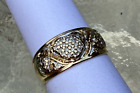 Gold and Diamond Ring size 9.75