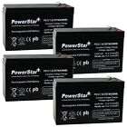 PowerStar 4 Pack: 12V 7Ah Battery Replaces TexasHunter 4lb. Fill Deer Feeder