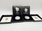 New Listing🌟 2023-S Reverse Proof $1 Morgan and Peace Silver Dollar SET w/ OGP & COA
