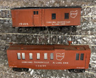 Assorted Maintenance of Way Flanger and Bunk cars Mixed