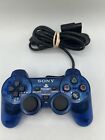 New ListingOEM Sony Playstation 2 PS2 Dualshock 2 Analog Controller SCPH-10010 Blue Tested