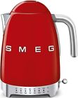 Smeg Red Stainless Steel 50's Retro Variable Temperature Kettle KLF04RDUS USED