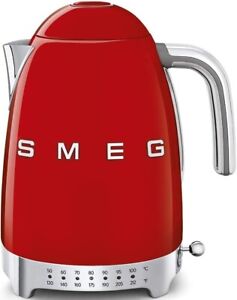 Smeg Red Stainless Steel 50's Retro Variable Temperature Kettle KLF04RDUS USED