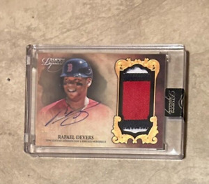 2021 Rafael Devers Topps Dynasty Baseball Game Used Patch & Auto 2/10 SEALED