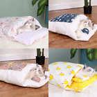 Cat Sleeping Bag Pet Puppy Nest Bed | Cute Comfy Washable Pet Futon Bed