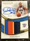 New Listing2018-19 Immaculate Collection Derek Fisher 4 Color, Patch SICK  auto #D 05/25