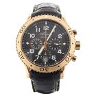 Breguet Type XXI Chronograph Rose Gold Brown Dial Alligator Strap 42mm 3810BR