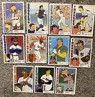 THE SIMPSONS Homer At The Bat ACEO Custom Baseball Card Set Springfield Softball