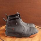 Xtratuf Bristol Bay Leather Pull On Chelsea Boots Waterproof Mens Size 11 Black