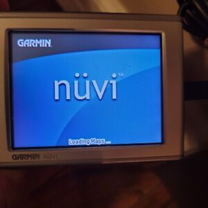 Garmin Nuvi 350 Portable GPS Navigator turns on Bundle UNtested read