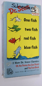 Dr Seuse VHS Tape One Fish Two Fish Red Fish Blue Fish