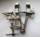 Rare Vintage mini Jewelry Vise with Anvil, Chrome Plated, Made in USSR 1970s