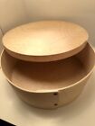 Versatile 14.5x 6 Unfinished Wooden Cheese Box with Lid