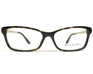 Bvlgari Eyeglasses Frames 4111-B 504 Brown Tortoise Gold Crystals 54-15-140