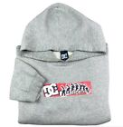 VINTAGE dc Shoes Hoodie Adult Large Gray Y2K 90s Skater Box Logo Rare Jnco Style