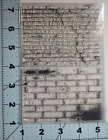 bricks clear stamps stamping texture card making clay FAST Free Ship from US