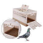 Bird Cage Portable Racing Pigeon Carrier Box Poultry 2 Side Doors Cage Folding