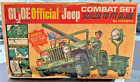 Vintage 1965 Hasbro GI JOE #7000 Official Jeep Combat Set With Original Box
