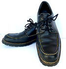 Cole Haan Shoes Mens 11.5 Casual Black Leather Moc Toe Lace Up Waterproof Derby