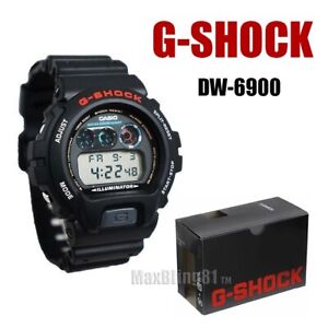 Casio G-Shock DW-6900-1V Digital Mens Watch Diver Illuminator Stopwatch Alarm