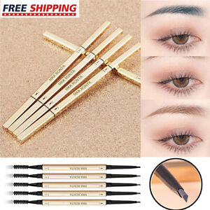 Waterproof Eyebrow Pencil Eye Brow Eyeliner Pen With Brush Makeup Cosmetic Tool