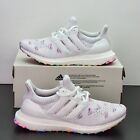 Adidas Ultraboost 1.0 DNA Shoes Women's Size 8.5 White Pink Running Sneakers